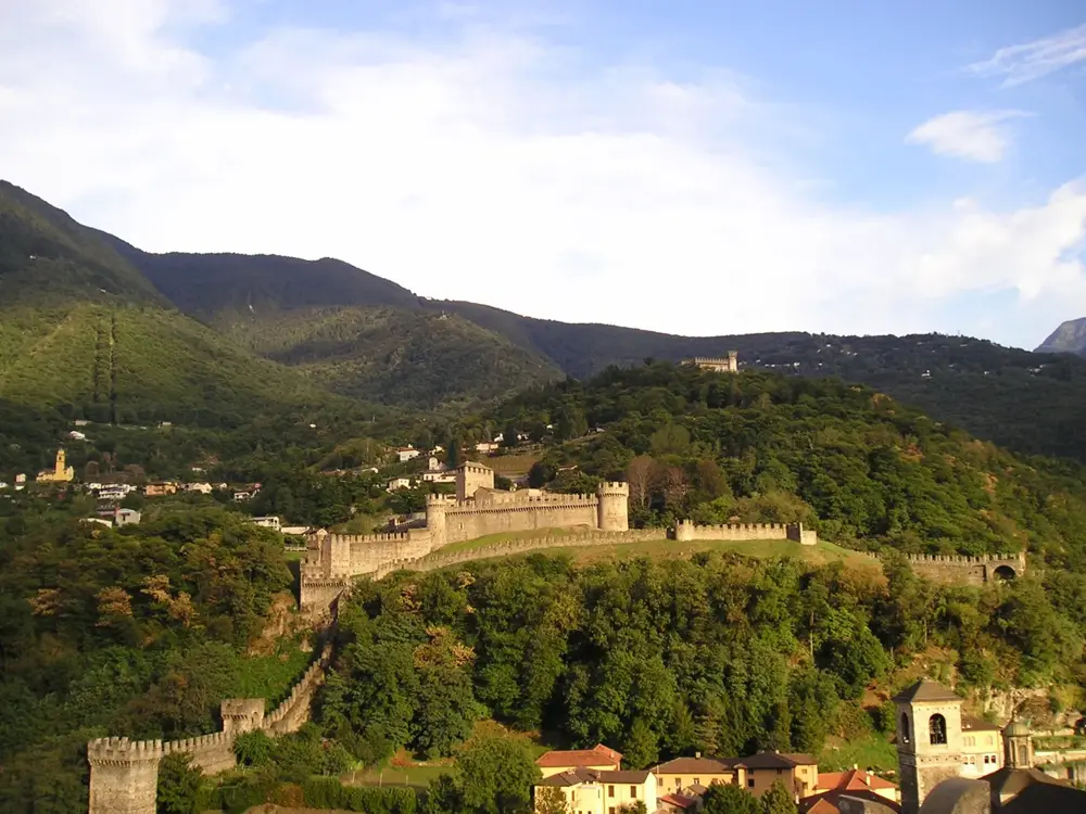 Three Castles, Defensive Wall and Ramparts of the Market-Town of Bellinzona